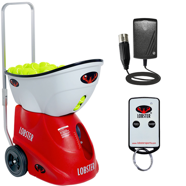 Padel Ball Maschine + 2 Funktions Fernbedienung+ EU Standard Ladegerät