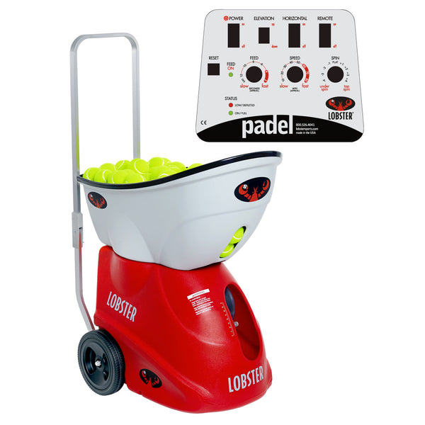 Padel Ball Maschine + 2 Funktions Fernbedienung+ EU Standard Ladegerät