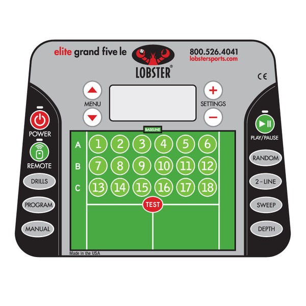 Elite Grand 5 LE mit einer Fernbedienung mit 20 Funktionen