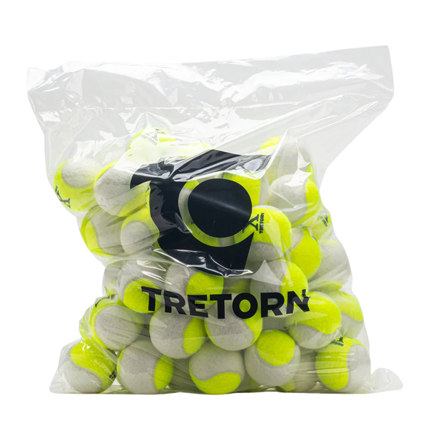 Tretorn Micro-X-tennisballen (geel/wit tweekleurig – 72 ballen)