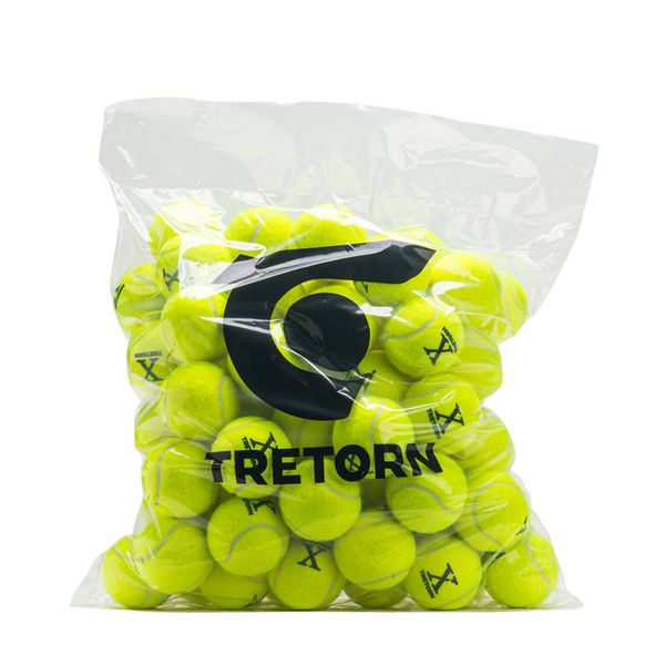 Tretorn Micro-X-tennisballen (effen geel – 72 ballen)