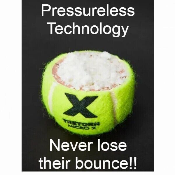 Tretorn Micro-X Tennisbälle (Einfarbig gelb- 72 Bälle)
